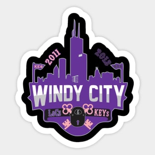 Chicago LoCs & KEYs Sticker